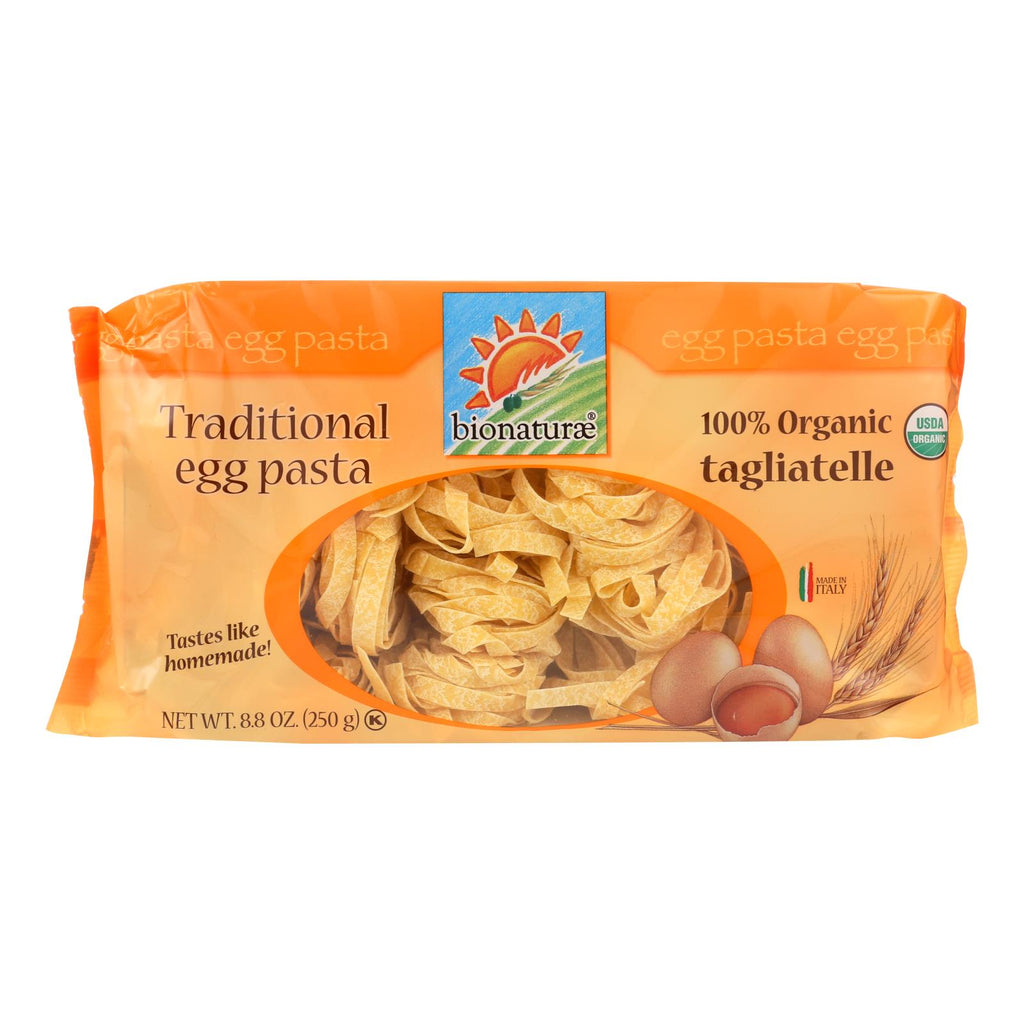 Bionaturae Egg Pasta - Durum Semolina - Case Of 12 - 8.8 Oz. - Lakehouse Foods