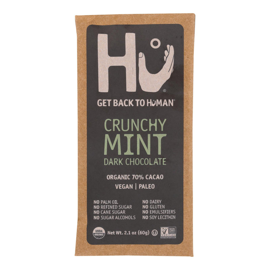 Hu - Dark Chocolate Bar Crunchy Mint - Case Of 12-2.1 Oz - Lakehouse Foods