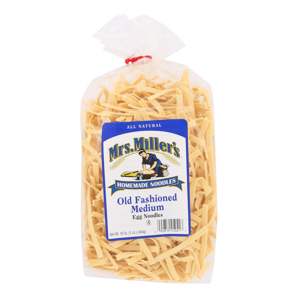 Mrs. Miller's Homemade Noodles - Old Fashioned Egg Noodles - Case Of 6 - 16 Oz. - Lakehouse Foods