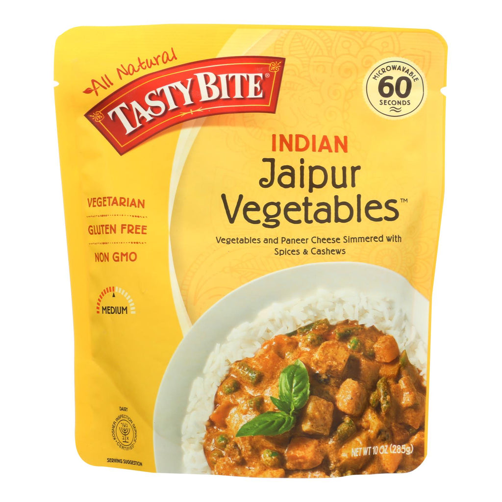 Tasty Bite Entrees - Indian Cuisine - Jaipur Vegetables - 10 Oz - Case Of 6 - Lakehouse Foods