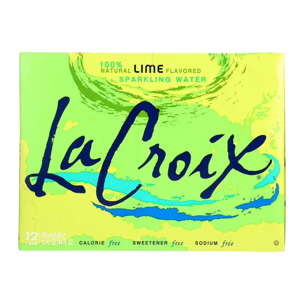 Lacroix Sparkling Water - Lime - Case Of 2 - 12 Fl Oz. - Lakehouse Foods