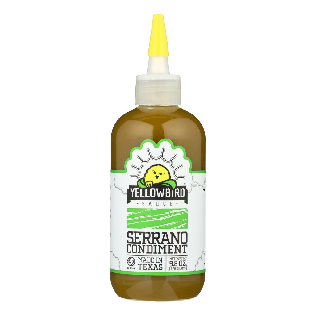 Yellowbird Sauce - Serrano - Case Of 6 - 9.8 Oz - Lakehouse Foods
