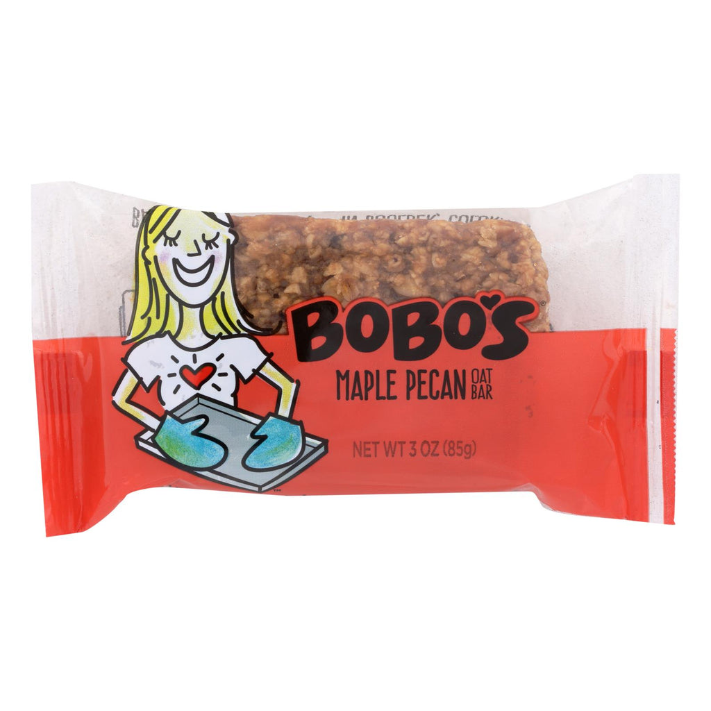 Bobo's Oat Bars - All Natural - Gluten Free - Maple Pecan - 3 Oz Bars - Case Of 12 - Lakehouse Foods