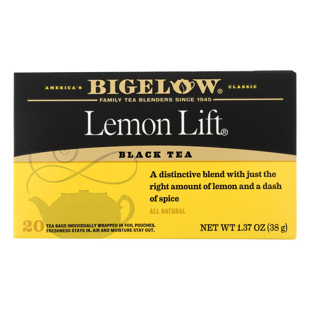 Bigelow Tea Lemon Lift Black Tea - Case Of 6 - 20 Bags - Lakehouse Foods