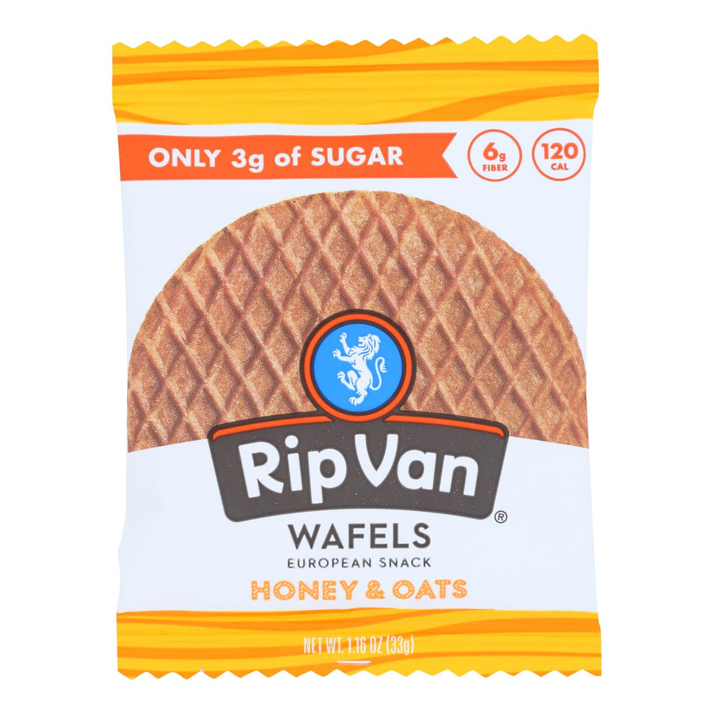 Rip Van Wafels - Wafel Honey Oats - Cs Of 12-1.16 Oz - Lakehouse Foods