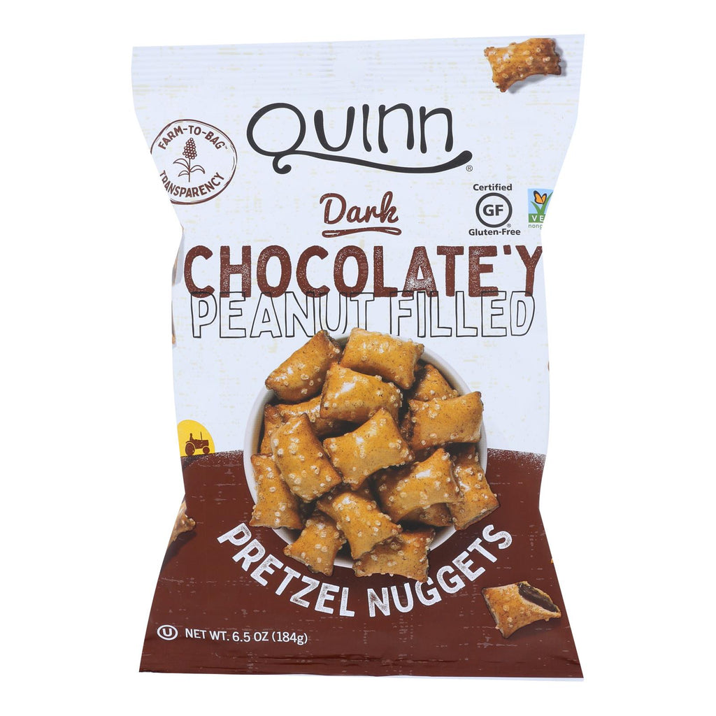 Quinn Popcorn - Pretzels Pbtr&choc Nugget - Case Of 8 - 6.5 Oz - Lakehouse Foods