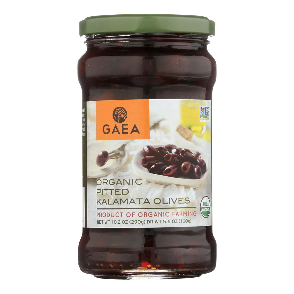 Gaea Olives - Organic - Kalamata - Pitted - Original - 5.6 Oz - Case Of 8 - Lakehouse Foods