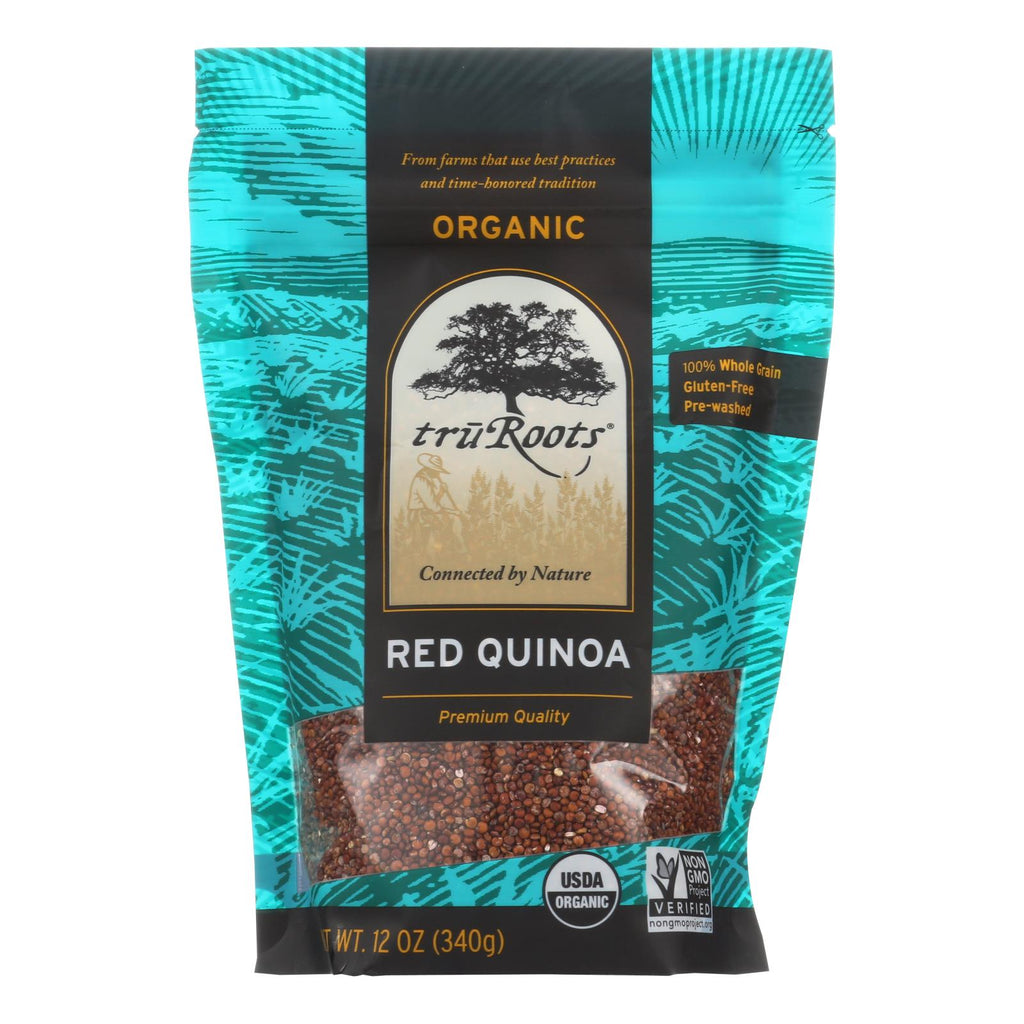 Truroots Organic Red Quinoa - Case Of 6 - 12 Oz. - Lakehouse Foods