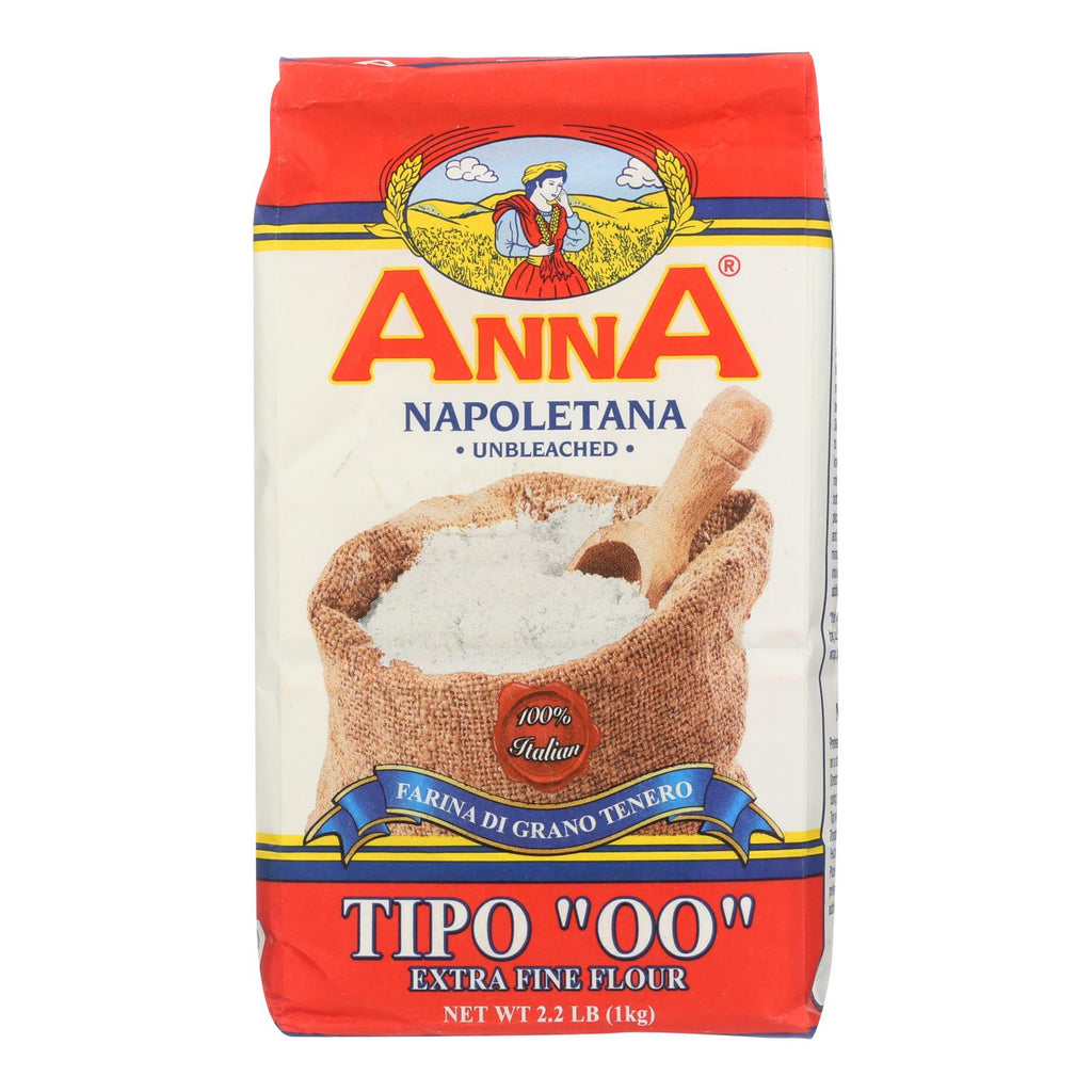 Anna Extra Fine Flour - Anna 00 Flour - Case Of 10 - 2.2 Lb - Lakehouse Foods
