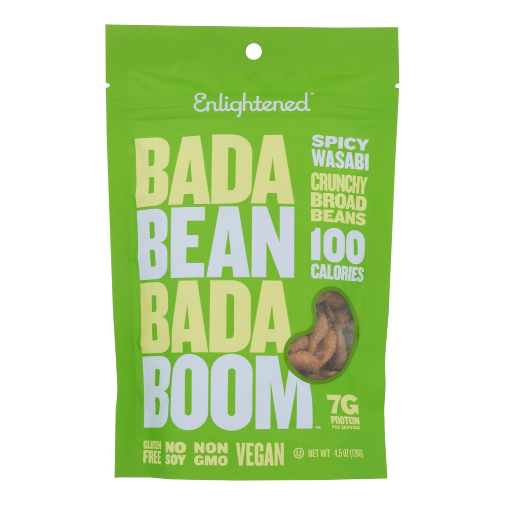 Bada Bean Bada Boom - Crunchy Beans Spicy Wasabi - Case Of 6-4.5 Oz - Lakehouse Foods