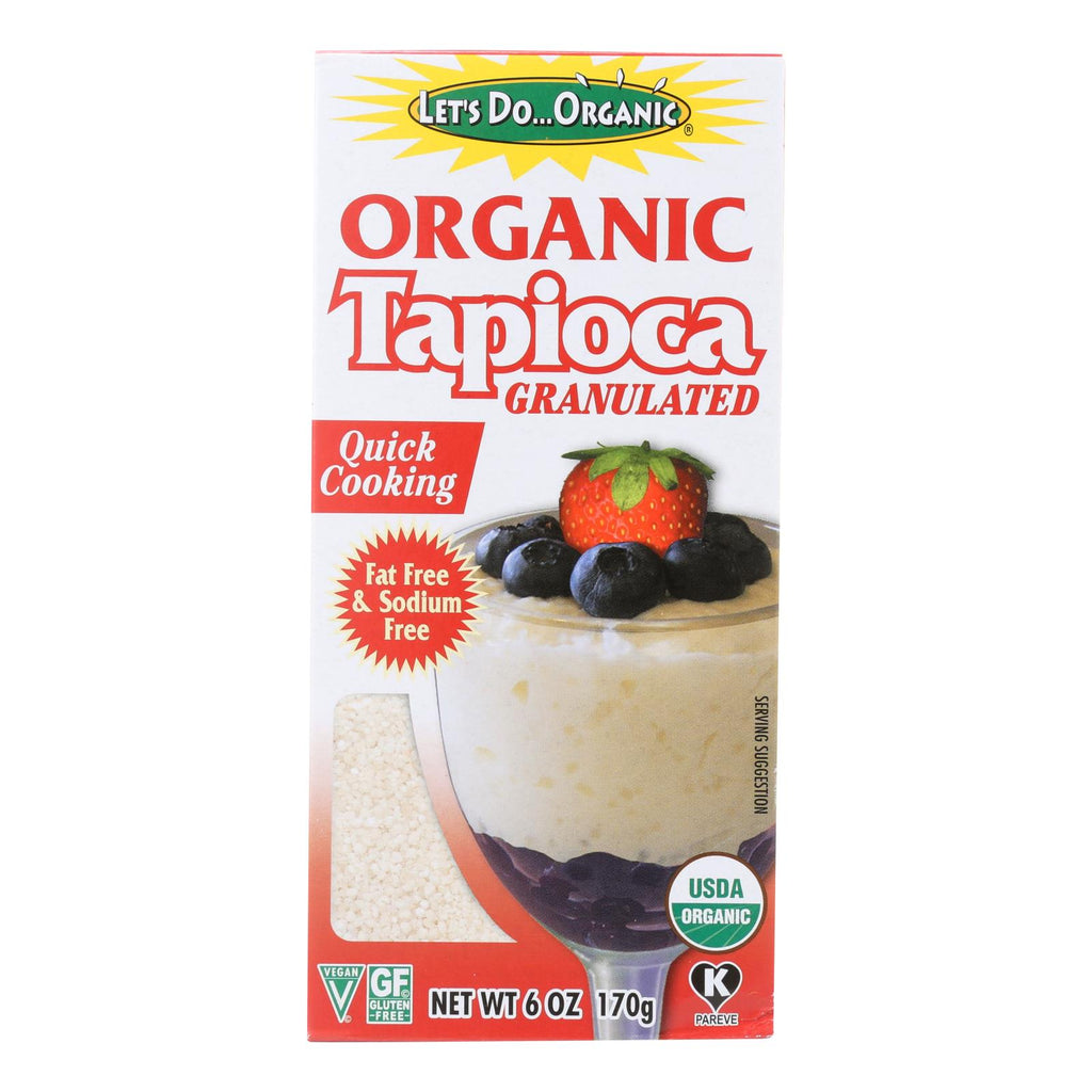 Let's Do Organics Tapioca Granules - Case Of 6 - 6 Oz. - Lakehouse Foods