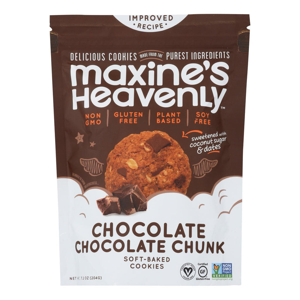 Maxine's Heavenly - Cookies Chocolate Choc Chunk - Case Of 8-7.2 Oz - Lakehouse Foods