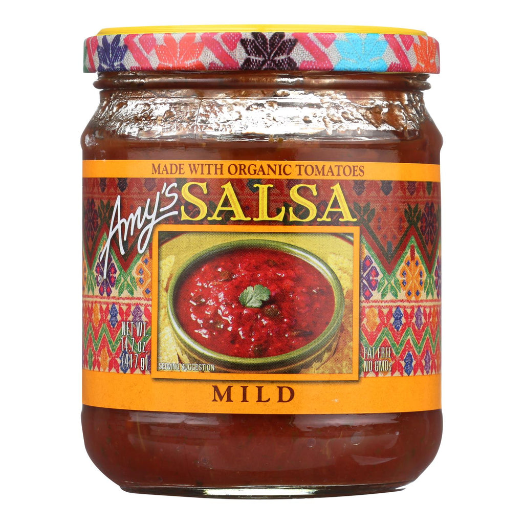 Amy's - Mild Salsa - Made With Organic Ingredients - Case Of 6 - 14.7 Oz - Lakehouse Foods