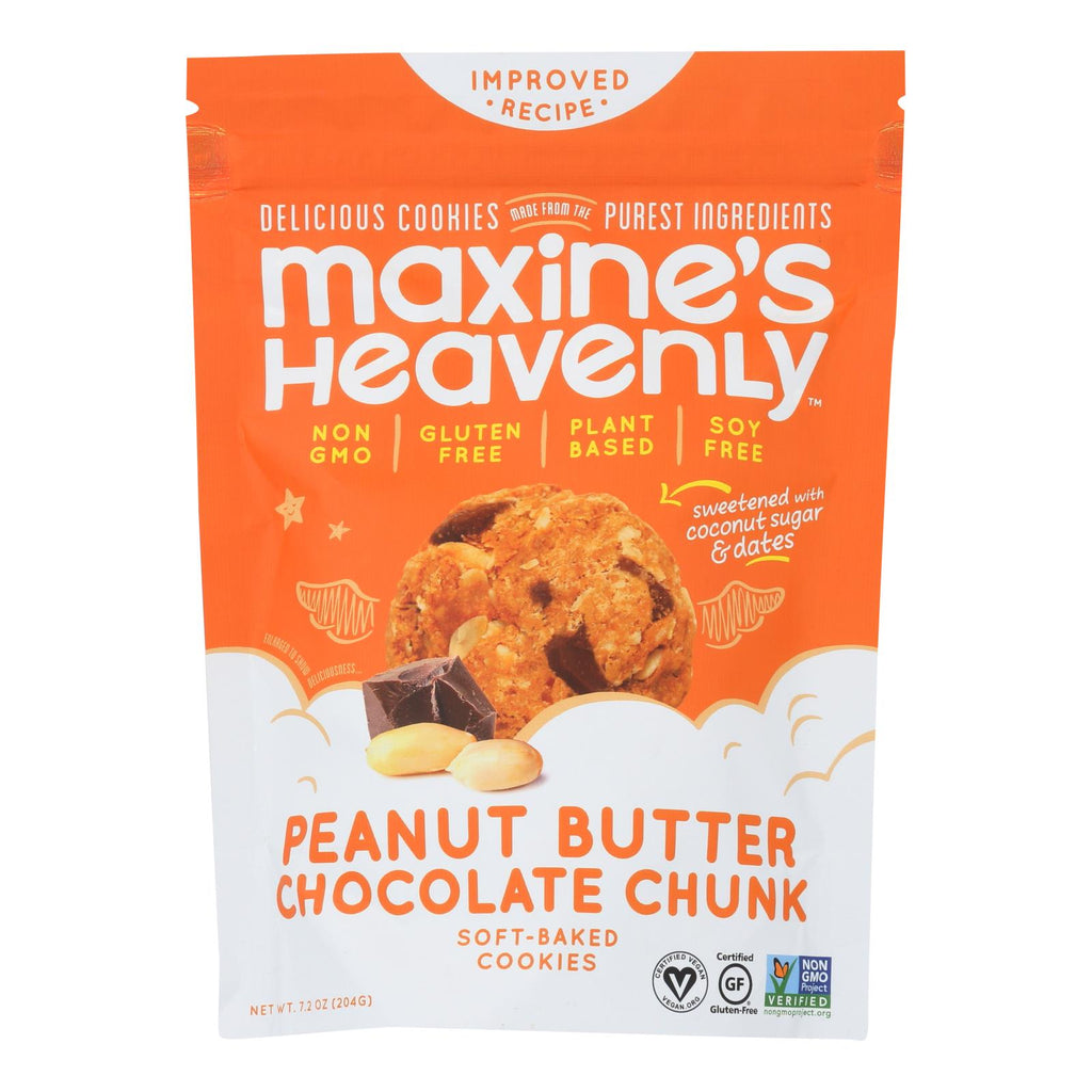 Maxine's Heavenly - Cookies Peanut Butter Chocolate Chun - Case Of 8-7.2 Oz - Lakehouse Foods