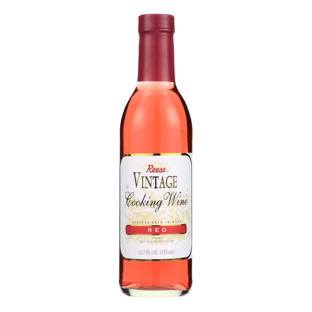 Reese Cooking Wine - Red - Case Of 6 - 12.7 Fl Oz. - Lakehouse Foods
