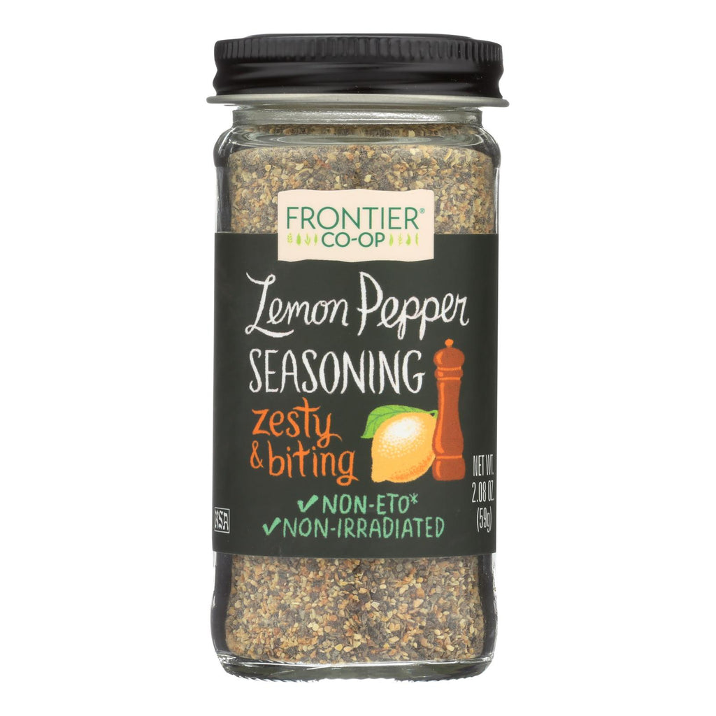 Frontier Herb Lemon Pepper Seasoning Blend - 2.08 Oz - Lakehouse Foods