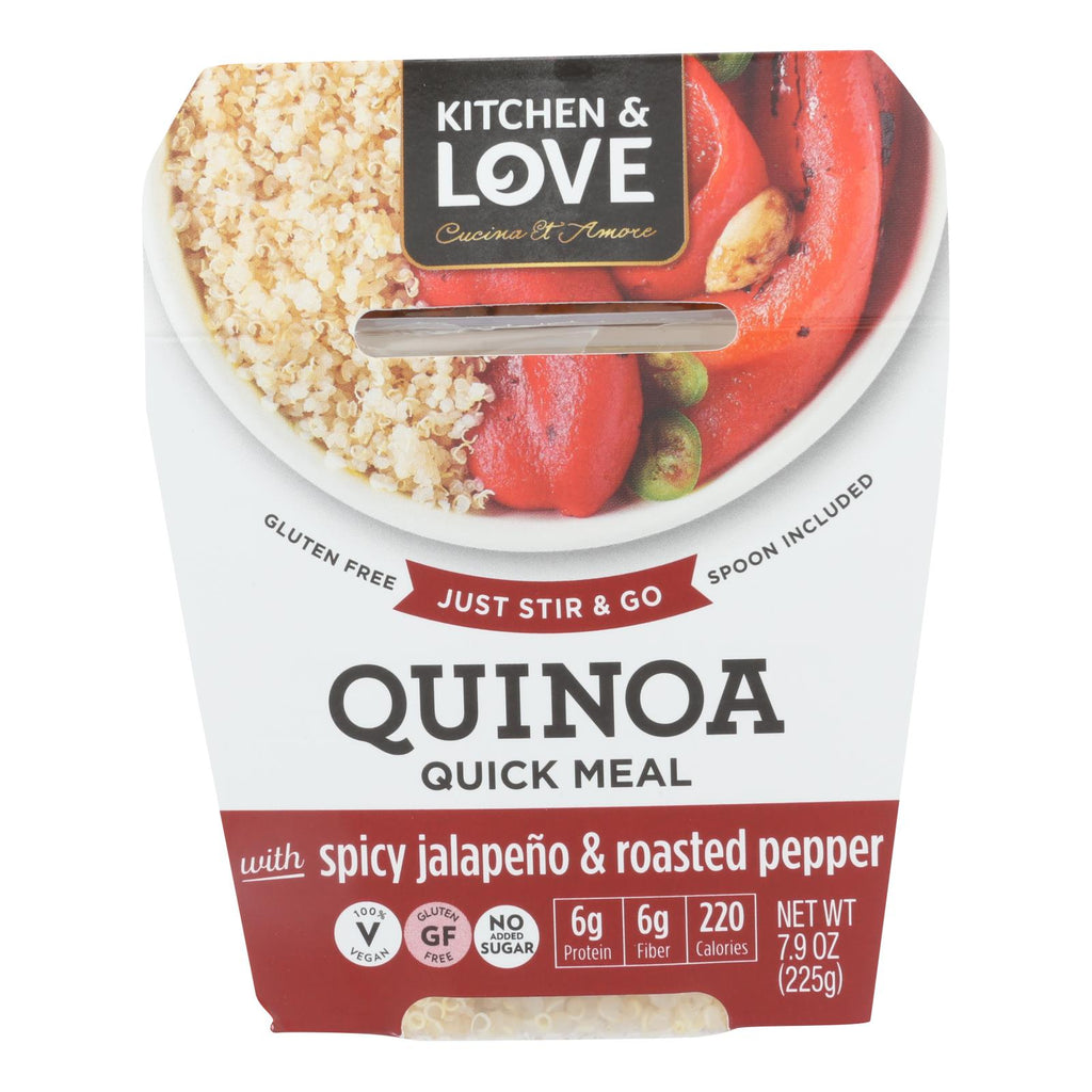 Cucina And Amore - Quinoa Meals - Spicy Jalapeno And Roasted Peppers - Case Of 6 - 7.9 Oz. - Lakehouse Foods