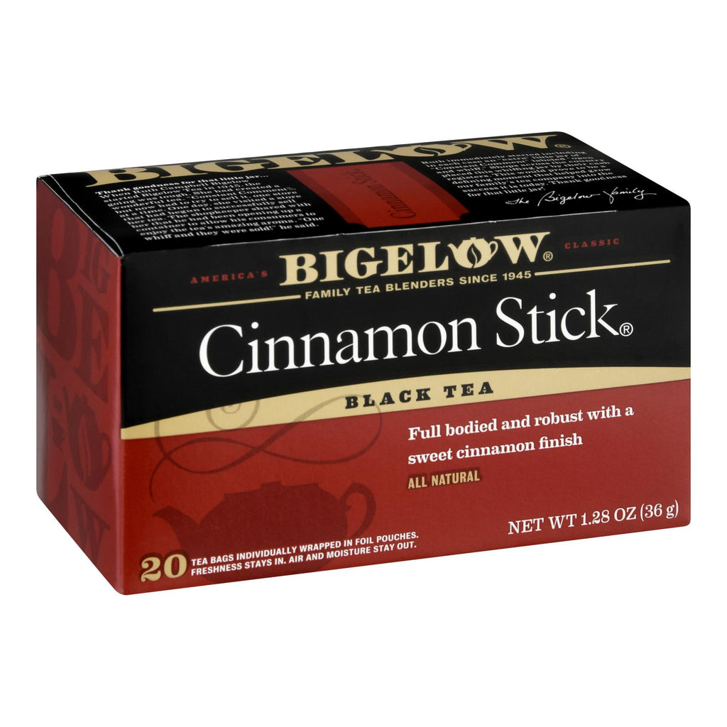 Bigelow Tea Cinnamon Stick Black Tea - Case Of 6 - 20 Bags - Lakehouse Foods