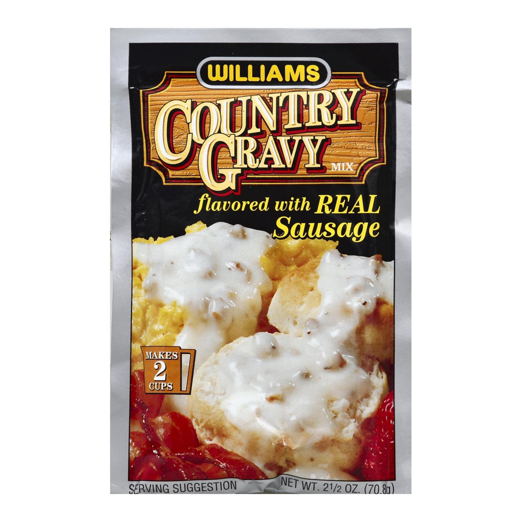 Williams Country Gravy - Real Sausage - Case Of 12 - 2.5 Oz. - Lakehouse Foods