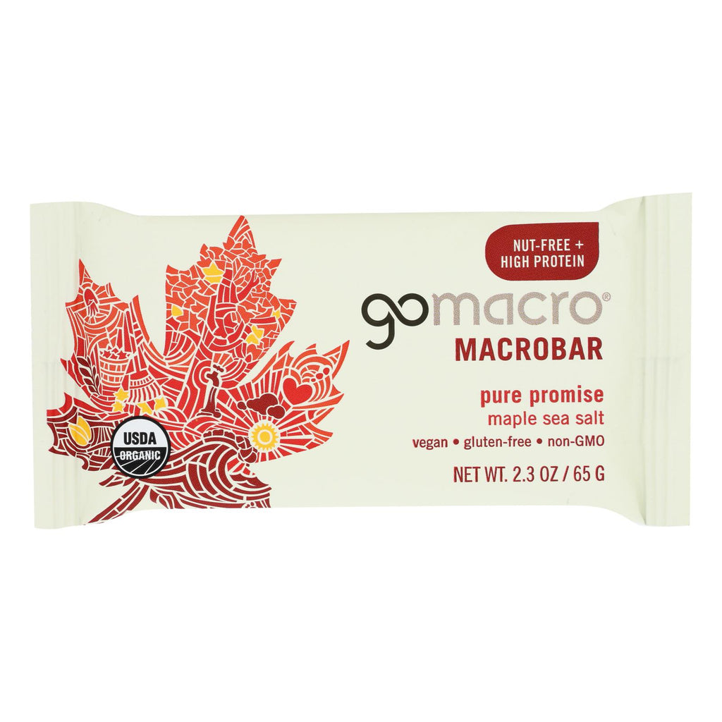 Gomacro - Bars Maple Sea Salt - Case Of 12 - 2.3 Oz - Lakehouse Foods