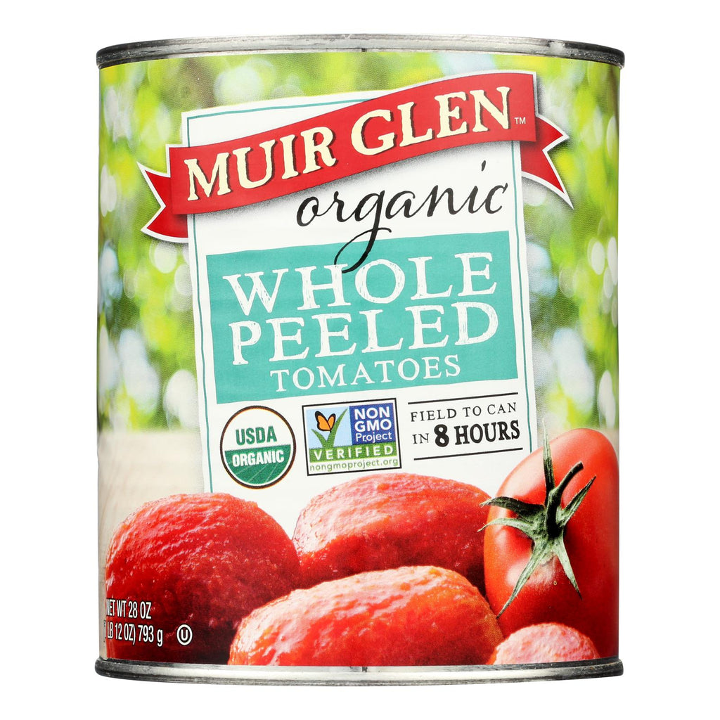 Muir Glen Organic Whole Peeled Tomatoes - Case Of 12 - 28 Oz. - Lakehouse Foods