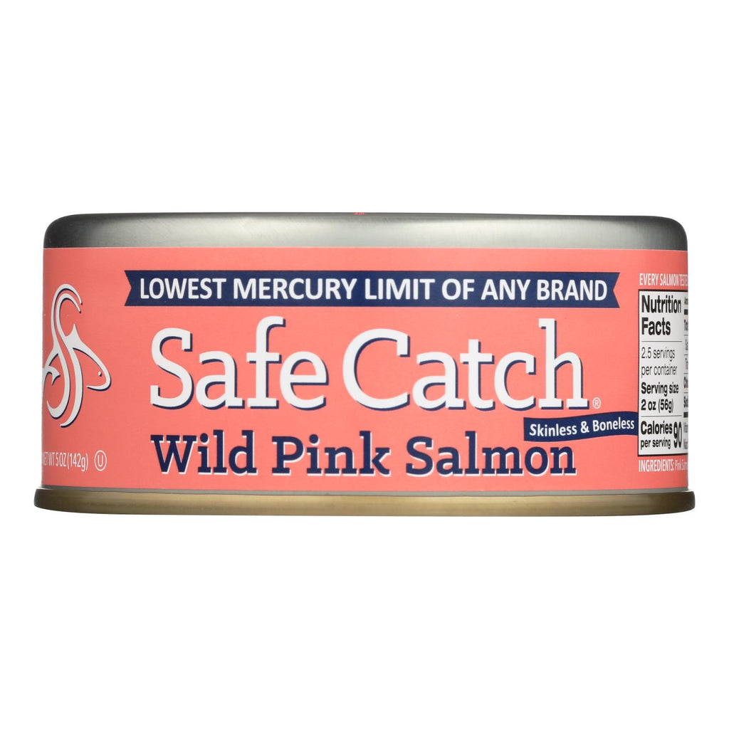 Safe Catch - Salmon Pink Wild - Case Of 6 - 5 Oz - Lakehouse Foods