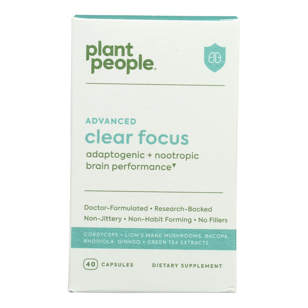 Plant People - Clear Focus - 1 Each 1-40 Cap - Lakehouse Foods
