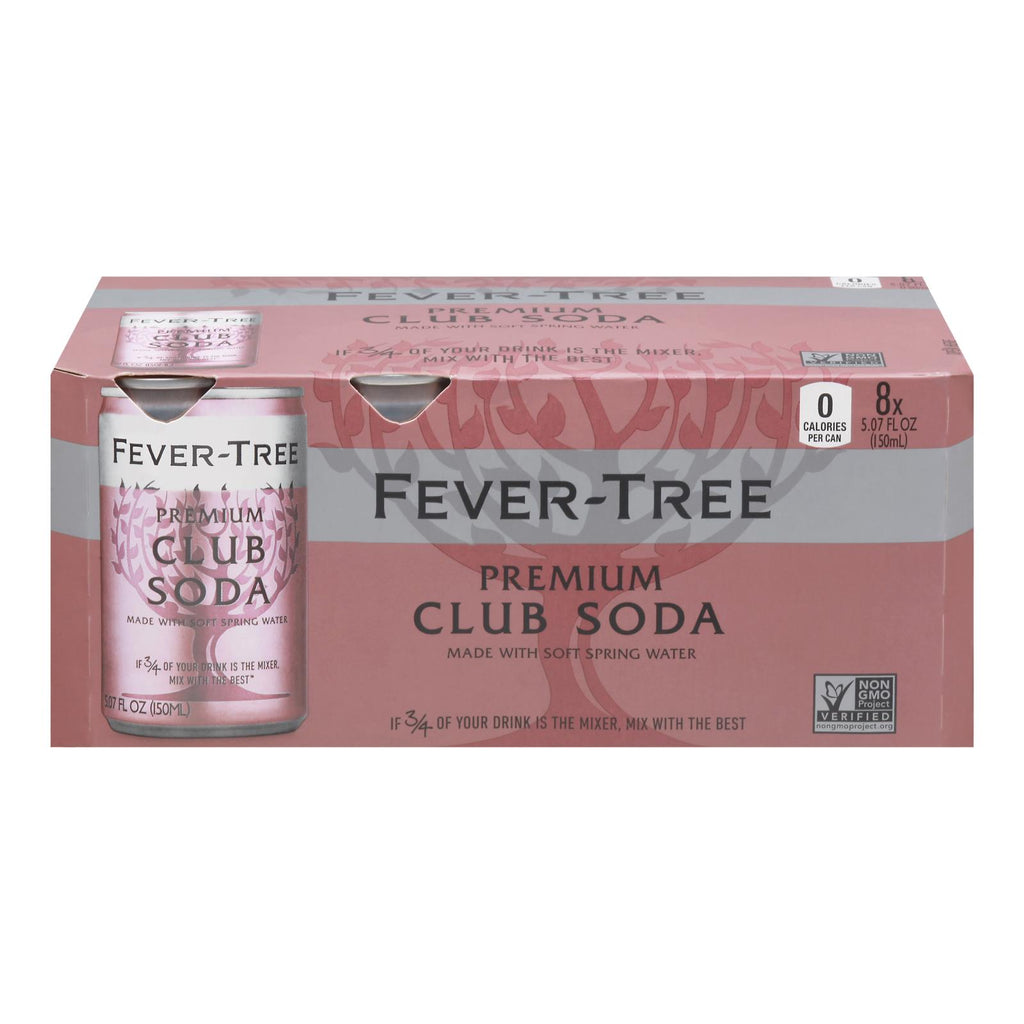 Fever-tree - Club Soda Cans - Case Of 3-8-5.07fz - Lakehouse Foods