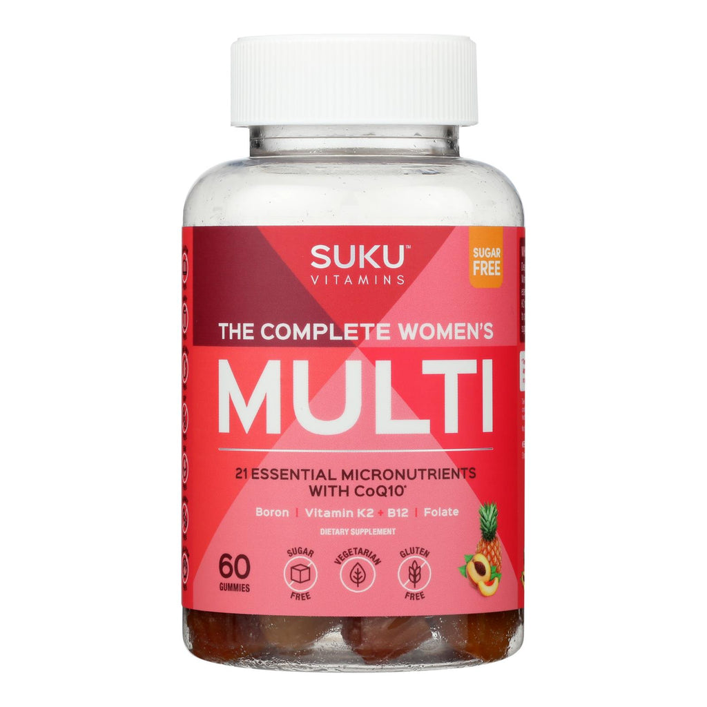 Suku Vitamins - Gummy Complete Wmns Multi - 1 Each -60 Count - Lakehouse Foods
