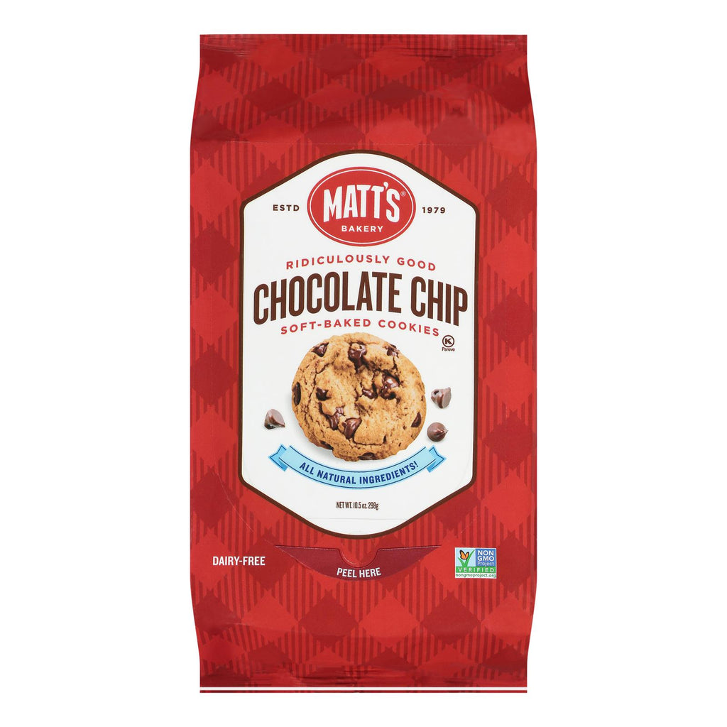 Matt's Cookies - Cookies Chocolate Chip - Case Of 6-10.5 Oz - Lakehouse Foods
