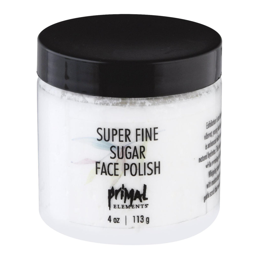 Primal Elements - Face Polish Fine Sugar - Case Of 6-4 Oz - Lakehouse Foods