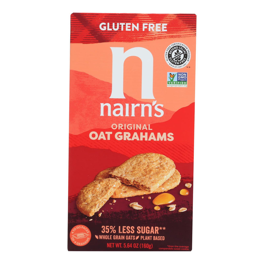 Nairn's - Cookie Gluten Free Oat Grahams Original - Case Of 6-5.64 Oz - Lakehouse Foods