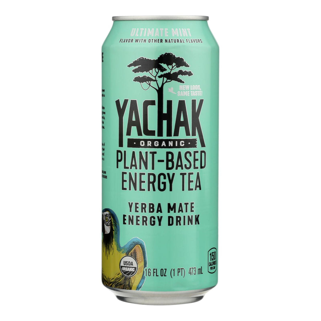 Yachak - Yerba Mate Ultim Mint - Case Of 12-16 Fz - Lakehouse Foods