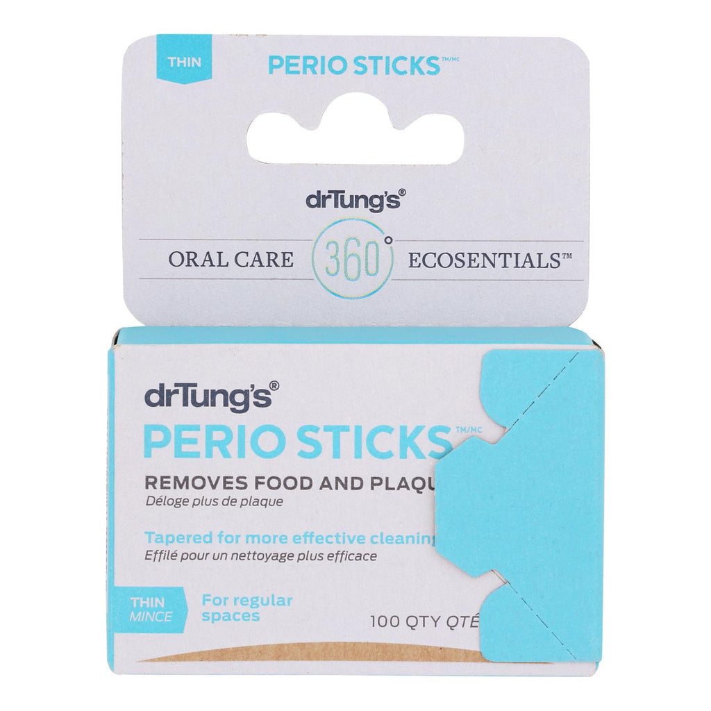 Dr. Tung's - Perio Sticks Thin - Case Of 6-100 Count - Lakehouse Foods