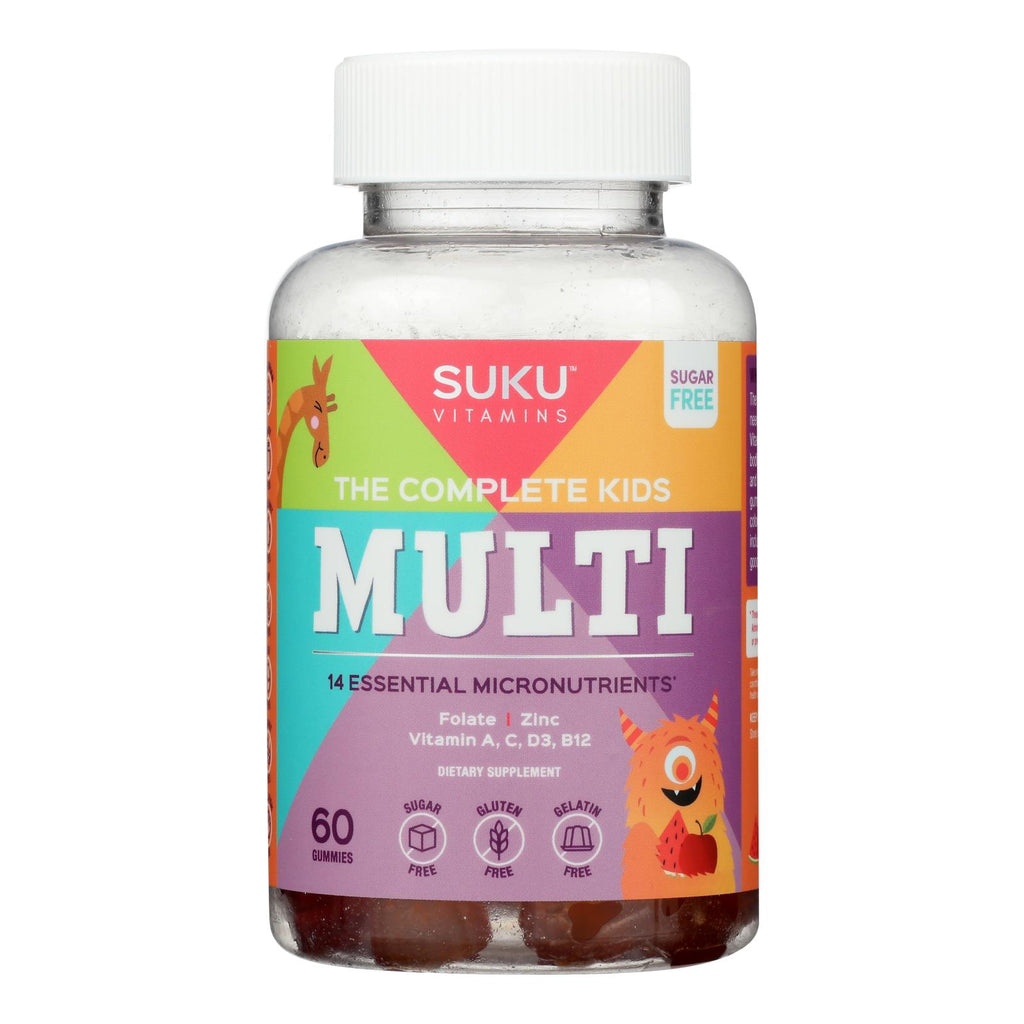 Suku Vitamins - Gummy Complete Kids Multi - 1 Each -60 Count - Lakehouse Foods