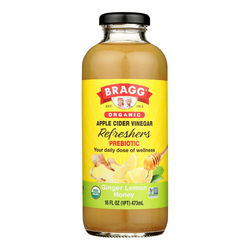 Bragg - Apple Cider Vinegar Ginger Lemon Honey Refresh - Case Of 12-16 Fz - Lakehouse Foods
