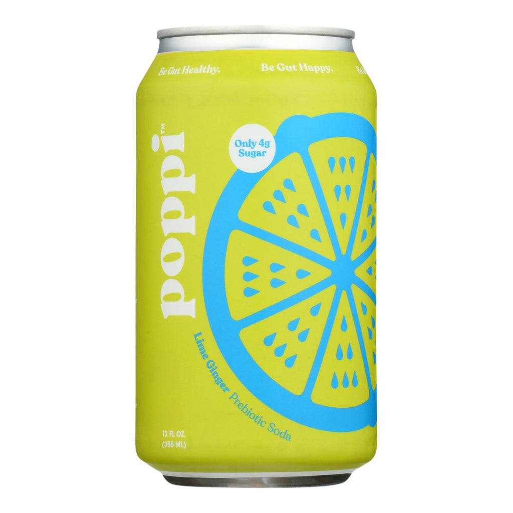 Poppi - Prebio Soda Ginger Lime - Case Of 12-12 Fz - Lakehouse Foods