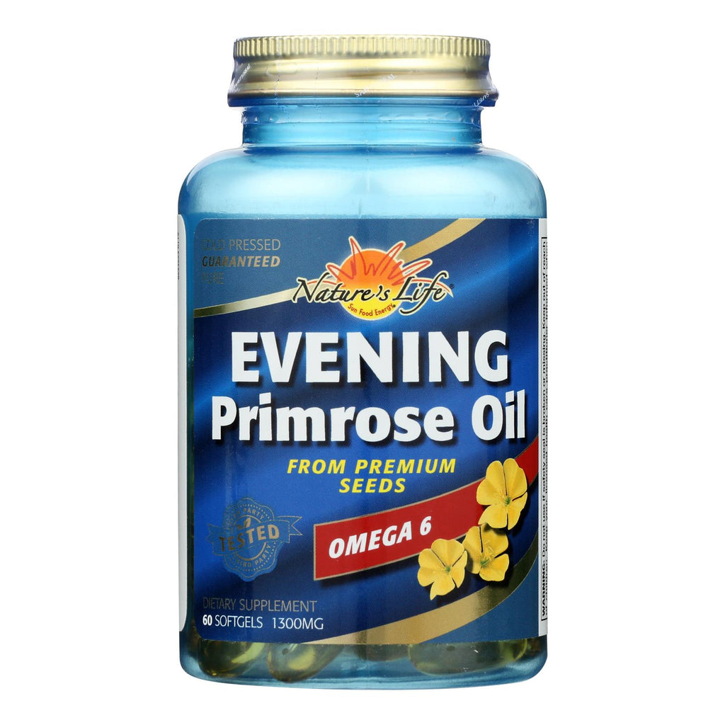 Nature's Life - Epo Omega 6 1300mg - 1 Each -60 Sgel - Lakehouse Foods