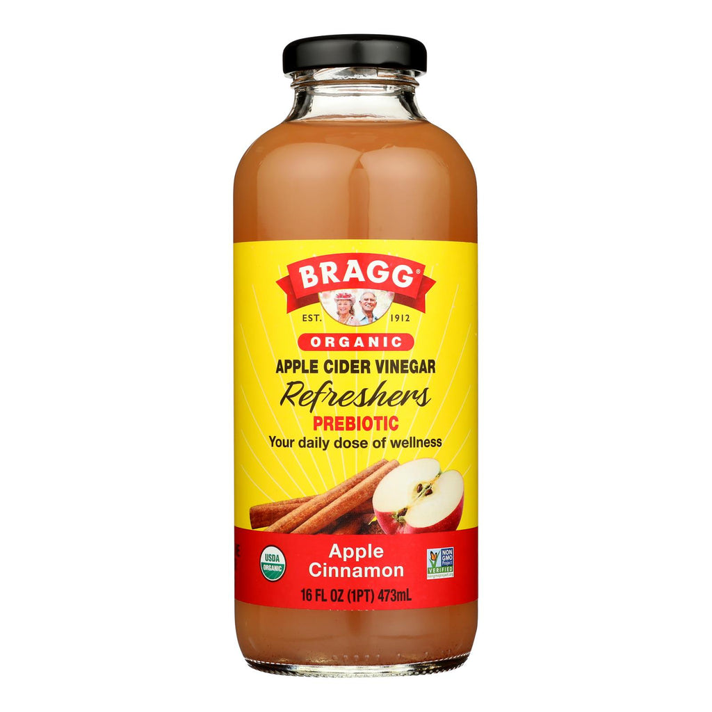 Bragg - Apple Cider Vinegar Apple Cinnamon Refresh - Case Of 12-16 Fz - Lakehouse Foods