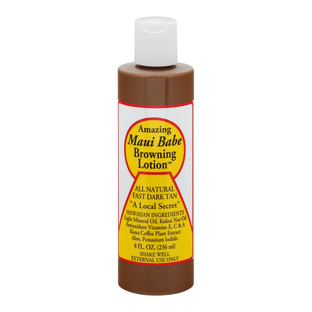 Maui Babe - Lotion Browning - 1 Each -8 Fz - Lakehouse Foods