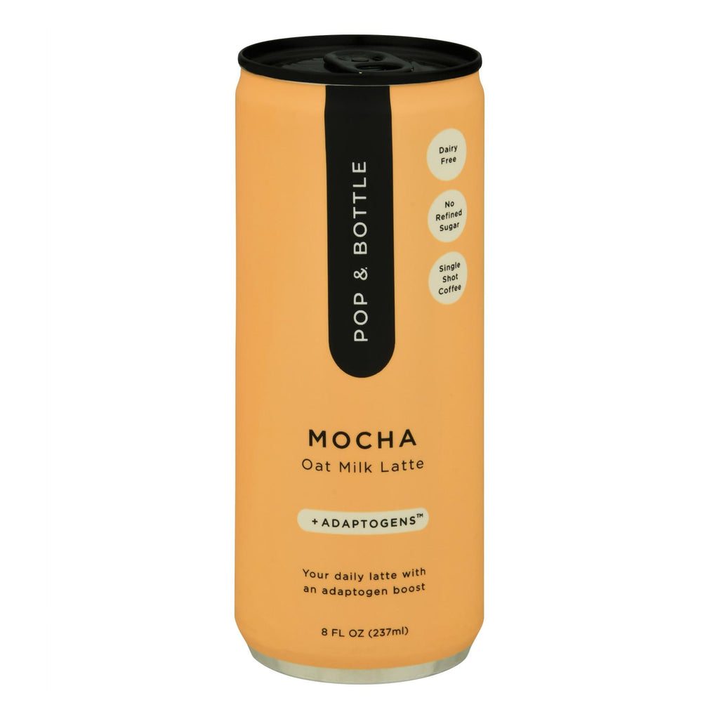 Pop & Bottle - Oat Milk Latte Mocha - Case Of 12-8 Fz - Lakehouse Foods
