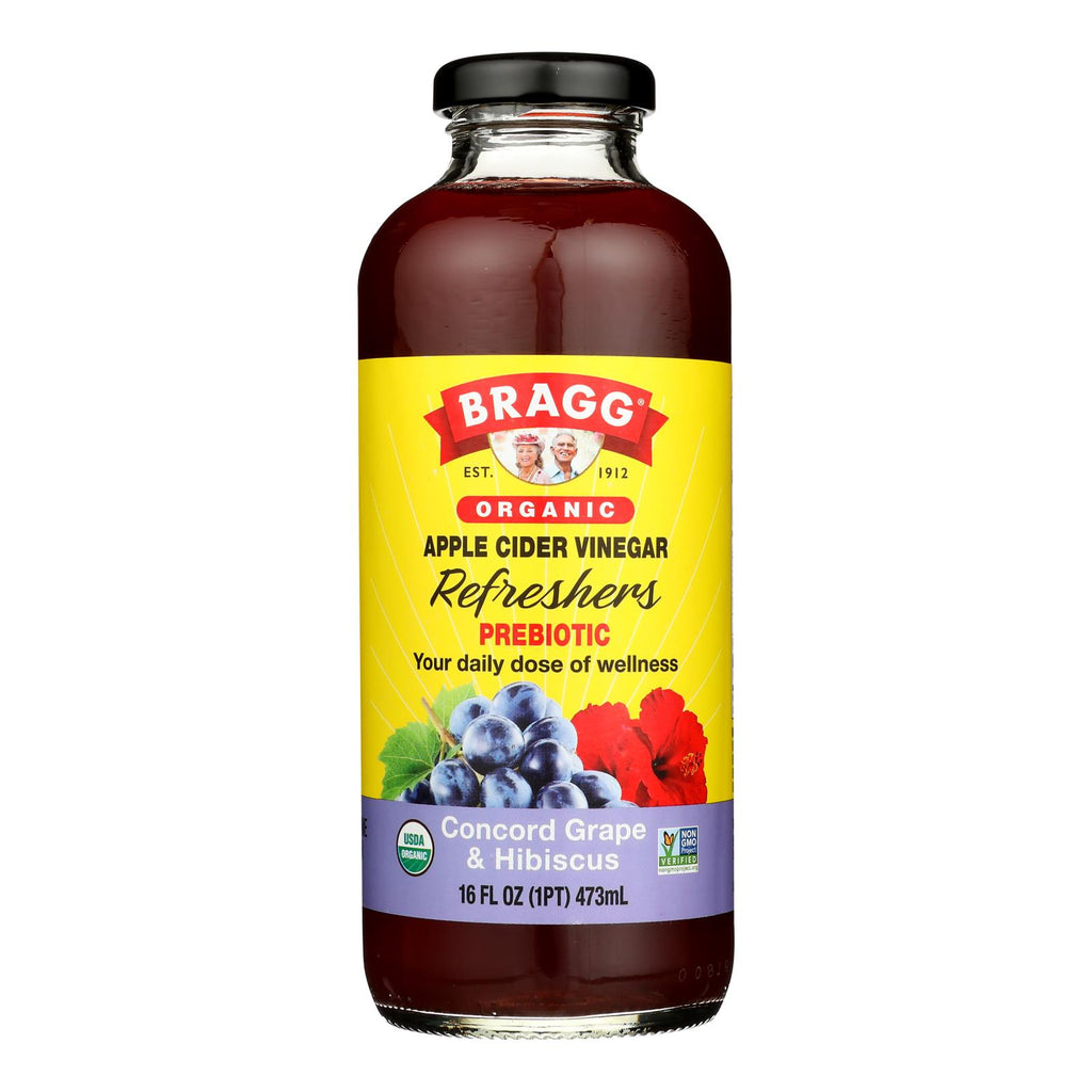 Bragg - Apple Cider Vinegar Grp Hibiscus Refresh - Case Of 12-16 Fz - Lakehouse Foods