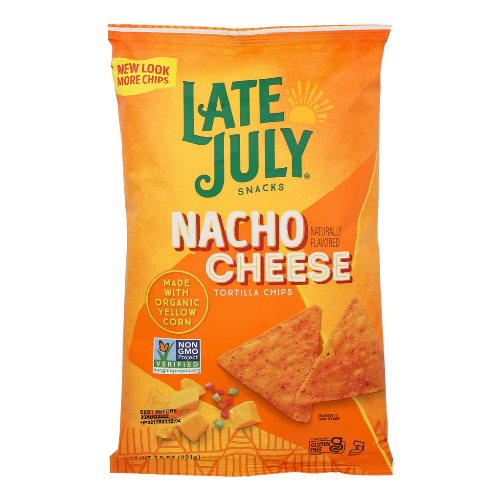 Late July Snacks - Tort Chip Nacho Chs - Case Of 12-7.8 Oz - Lakehouse Foods