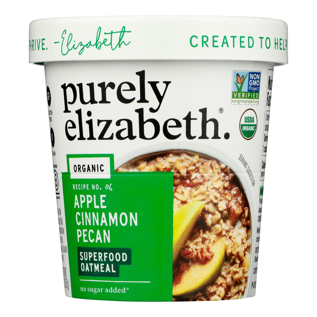Purely Elizabeth - Oatmeal Apple Cinnamon Pecan - Case Of 12-2 Oz - Lakehouse Foods