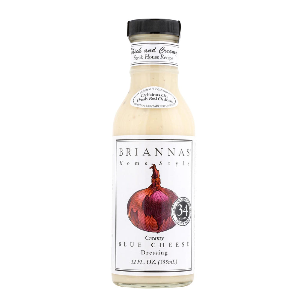 Brianna's - Salad Dressing - Creamy Blue Cheese - Case Of 6 - 12 Fl Oz. - Lakehouse Foods