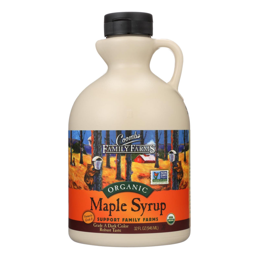 Coombs Family Farms Organic Maple Syrup - Case Of 6 - 32 Fl Oz. - Lakehouse Foods