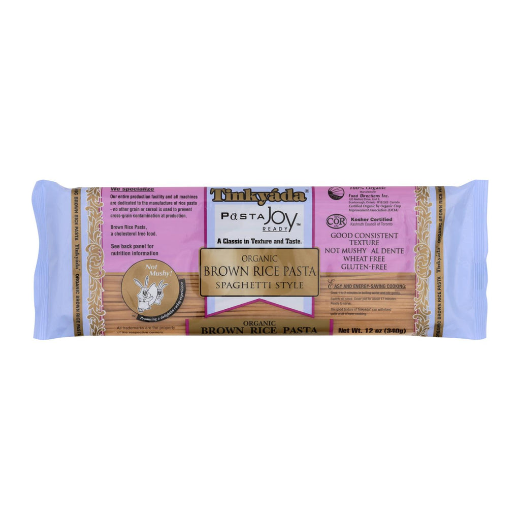 Tinkyada Organic Brown Rice Spaghetti - Case Of 12 - 12 Oz - Lakehouse Foods
