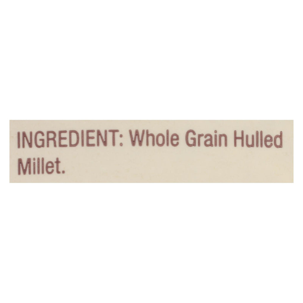 Bob's Red Mill - Millet Whole Grain Gluten Free - Case Of 4-28 Oz - Lakehouse Foods