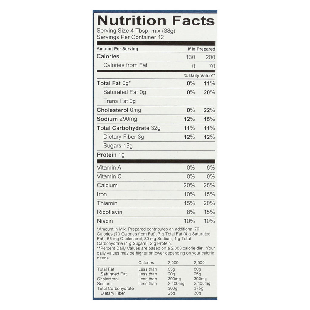 King Arthur Muffin Mix - Case Of 6 - 16 Oz. - Lakehouse Foods
