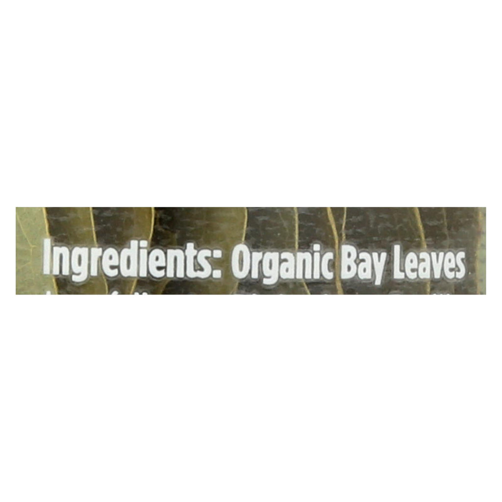 Spicely Organics - Organic Bay Leaves - Case Of 3 - 0.09 Oz. - Lakehouse Foods